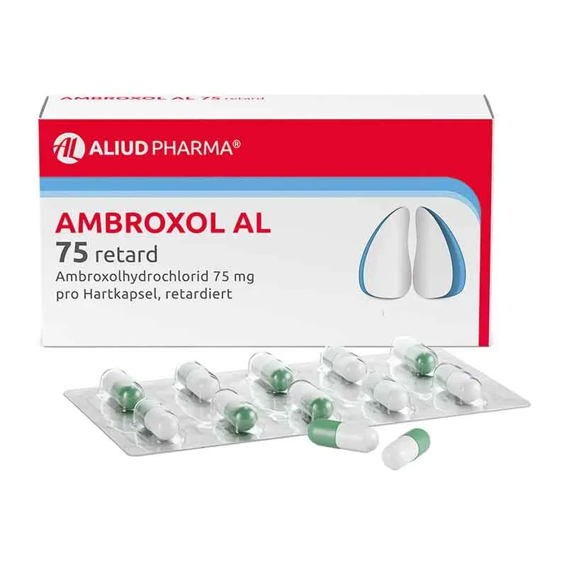 Ambroxol AL 75 retard zur Erleichterung des Abhustens bei erkältungsbedingter Bronchitis (Schleimlöser)