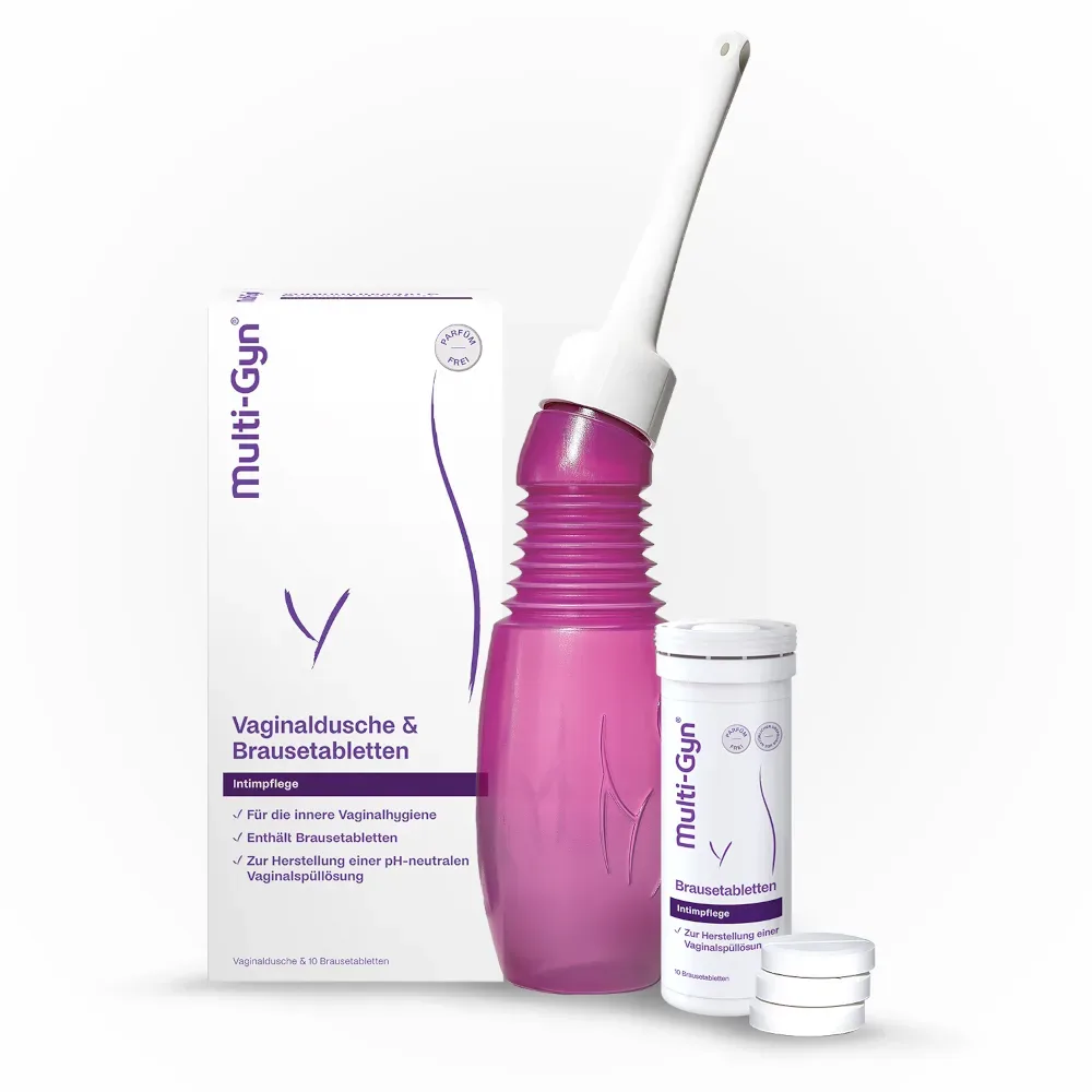 Multi-Gyn Vaginaldusche Kombipack 1 Packung Brausetabletten
