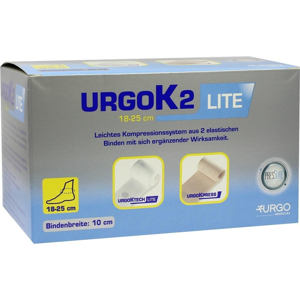 URGOK2 Lite Kompr.Syst.10cm Knöchelumf.18-25cm 1 St Binden