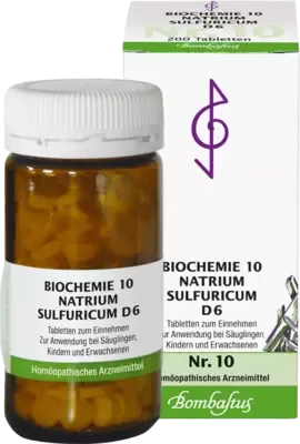 BIOCHEMIE 10 Natrium sulfuricum D 6 Tabletten 200 St Tabletten