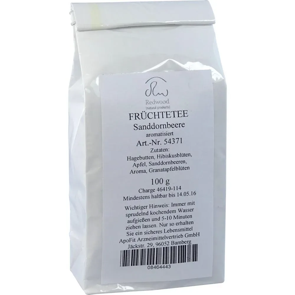 SANDDORNBEEREN Früchtetee aromatisiert 100 g Tee