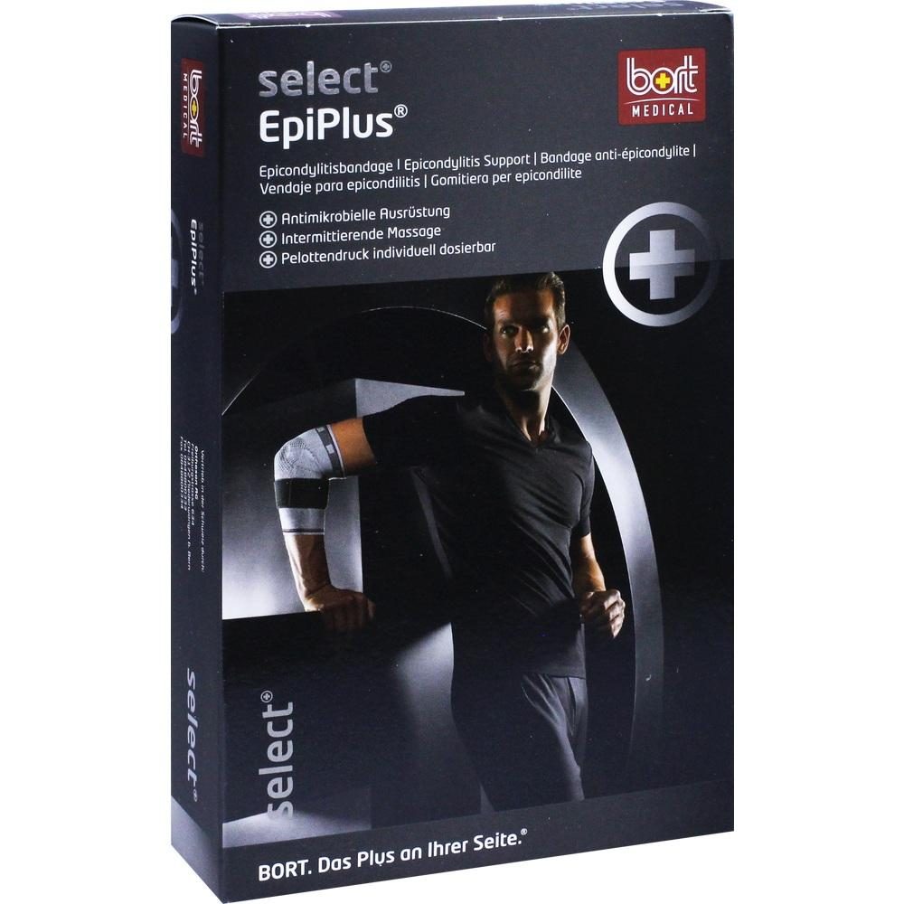 BORT Select EpiPlus Ellenbogenband.large schwarz 1 St Bandage