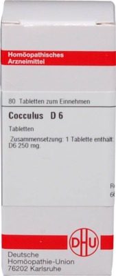 COCCULUS D 6 Tabletten 80 St Tabletten