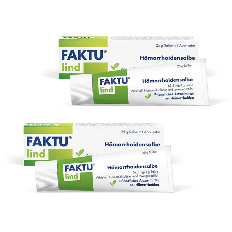 FAKTU lind Salbe Hamamelis Spar-Set 2x25g 2X25 g Salbe