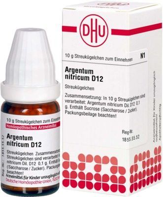 ARGENTUM NITRICUM D 12 Globuli 10 g Globuli