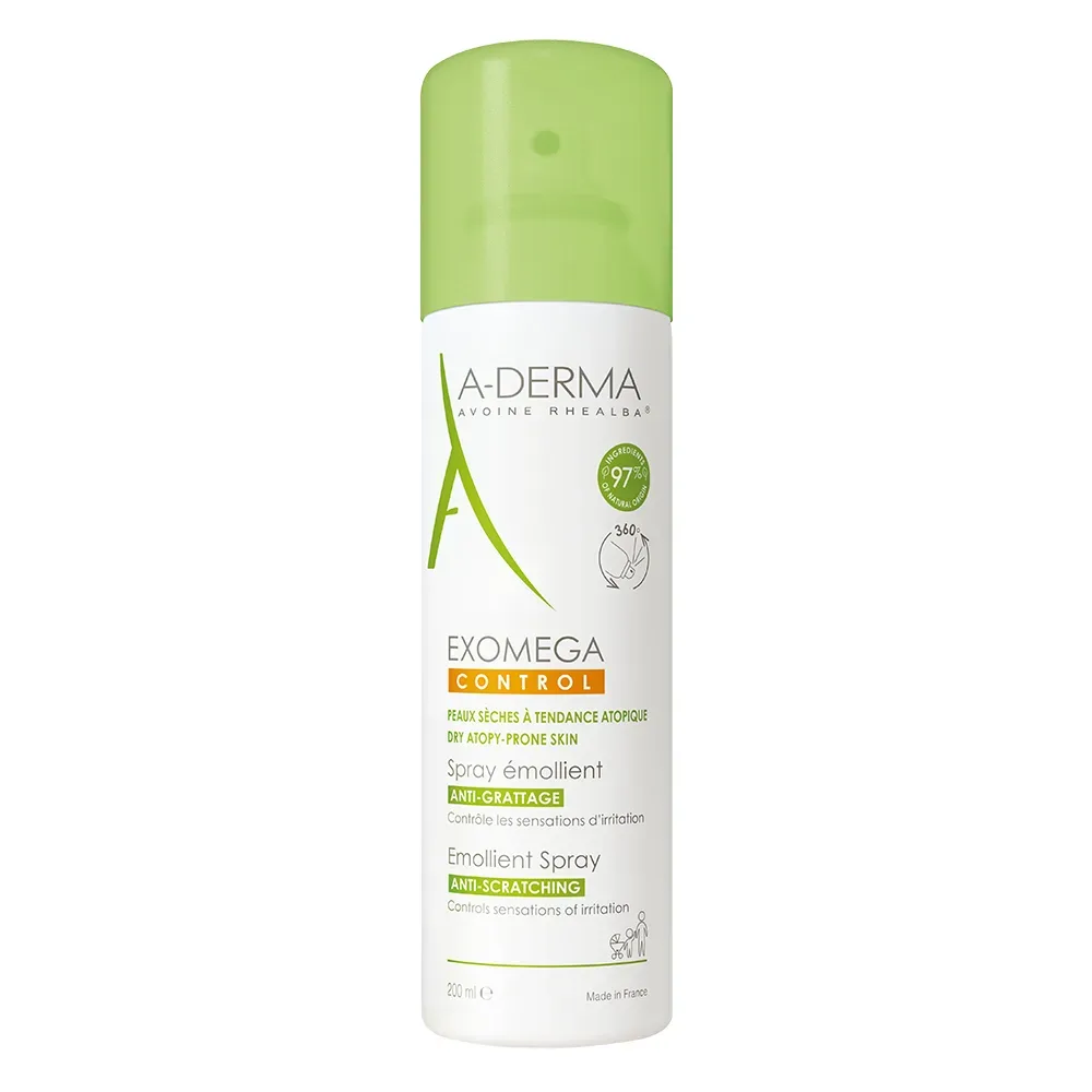 A-DERMA EXOMEGA CONTROL SPRAY RÜCKFETTEND 200 ml Spray