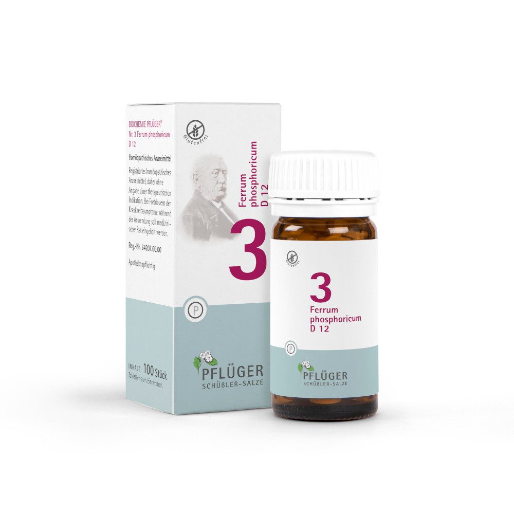 Schüßler-Salz Nr. 3 Ferrum phosphoricum D12 100 St Tabletten