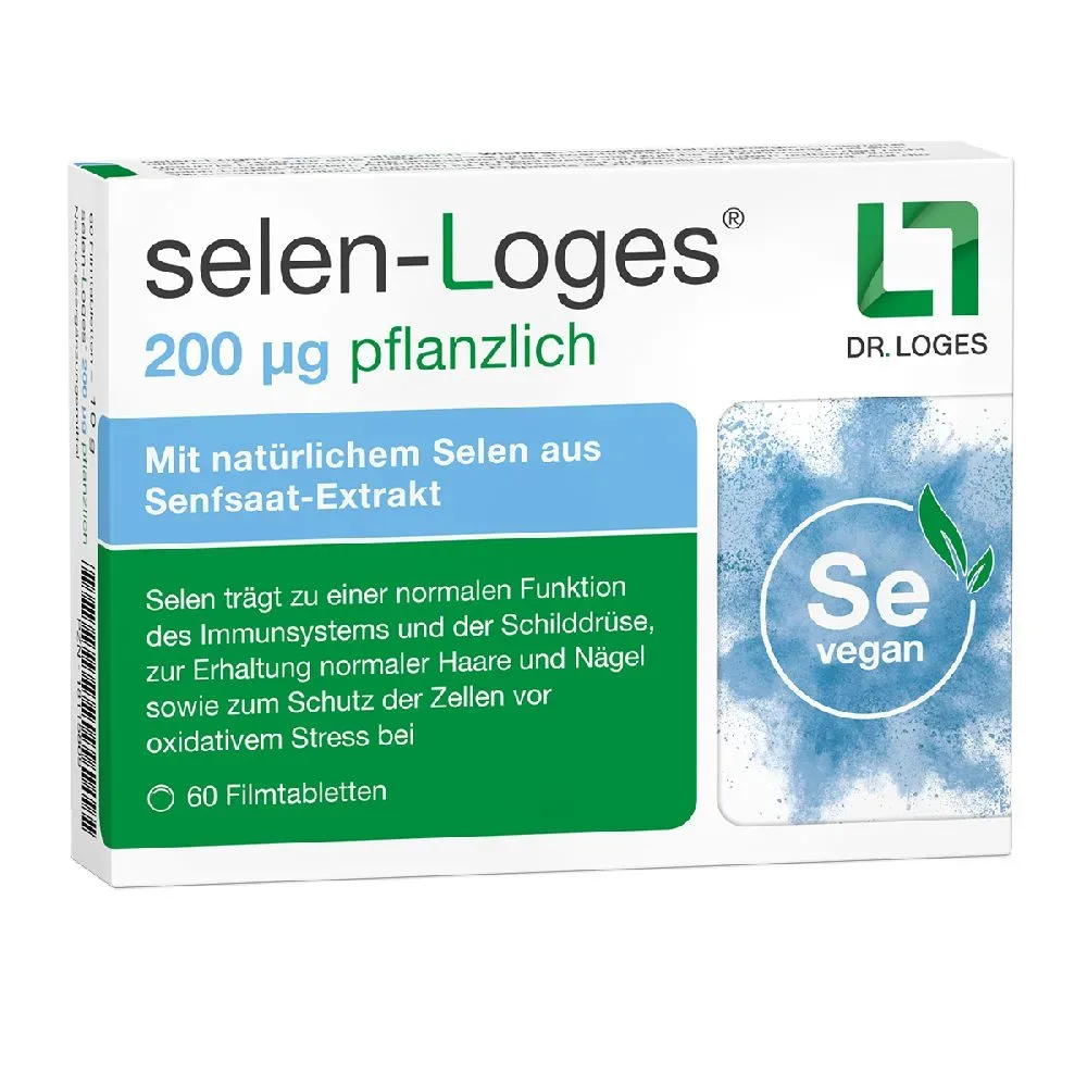 selen-Loges 200µg pflanzlich 60 St Filmtabletten