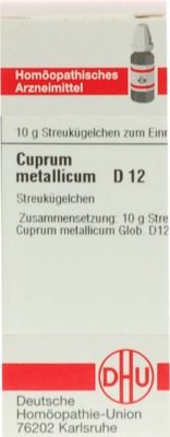 CUPRUM METALLICUM D 12 Globuli 10 g Globuli