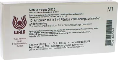 Nervus vagus Gl D5 Ampullen 10X1 ml Ampullen