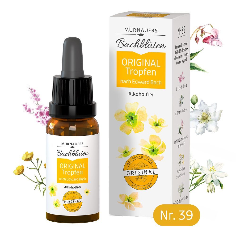 MURNAUERS Bachblüten ORIGINAL TROPFEN nach Dr. Bach ohne Alkohol 20 ml Tropfen