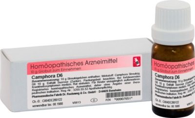 CAMPHORA D 6 Globuli 10 g Globuli