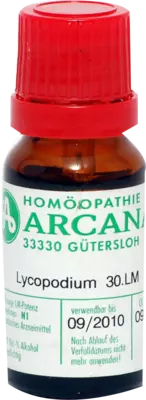 LYCOPODIUM LM 30 Dilution 10 ml Dilution