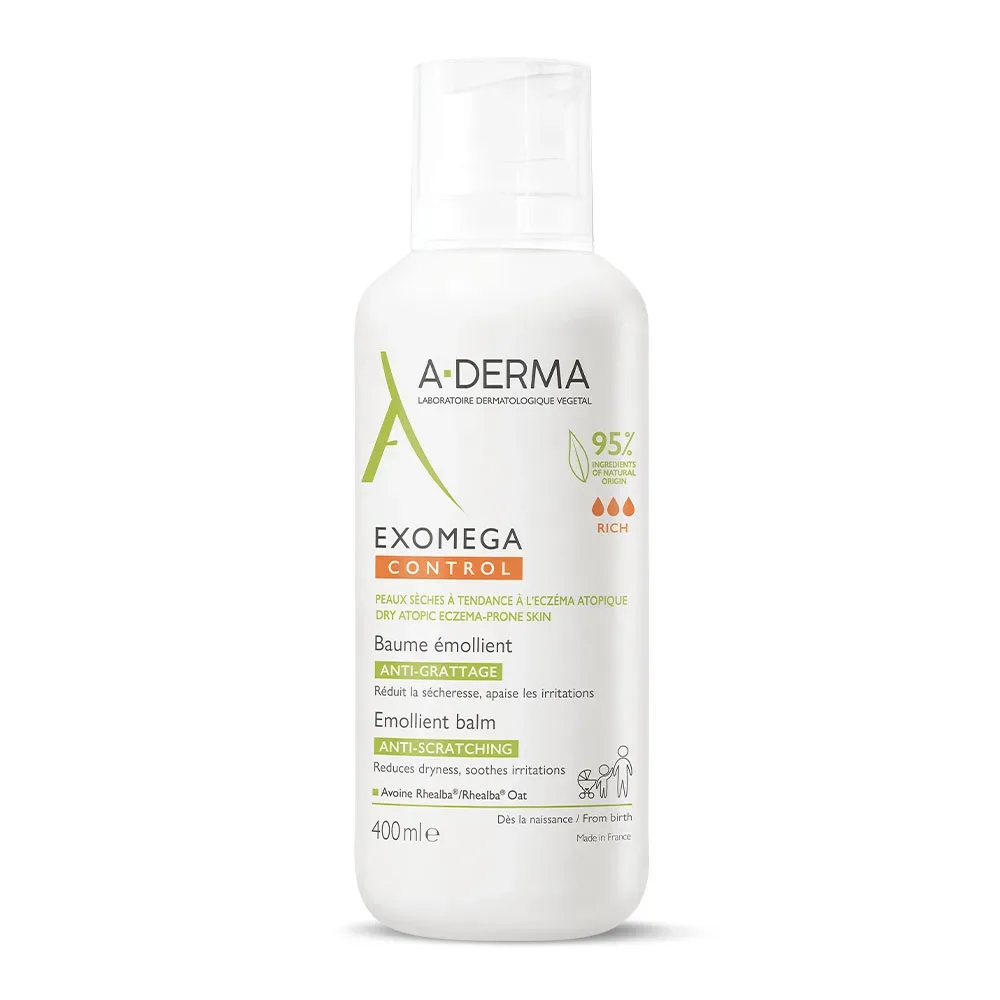 A-DERMA EXOMEGA CONTROL Rückfettender Balsam   400 ml Balsam