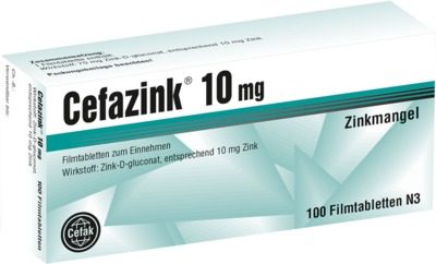 Cefazink 10 mg 100 St Filmtabletten