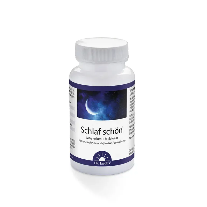 Dr. Jacob's Schlaf schön Melatonin Melisse Baldrian Hopfen