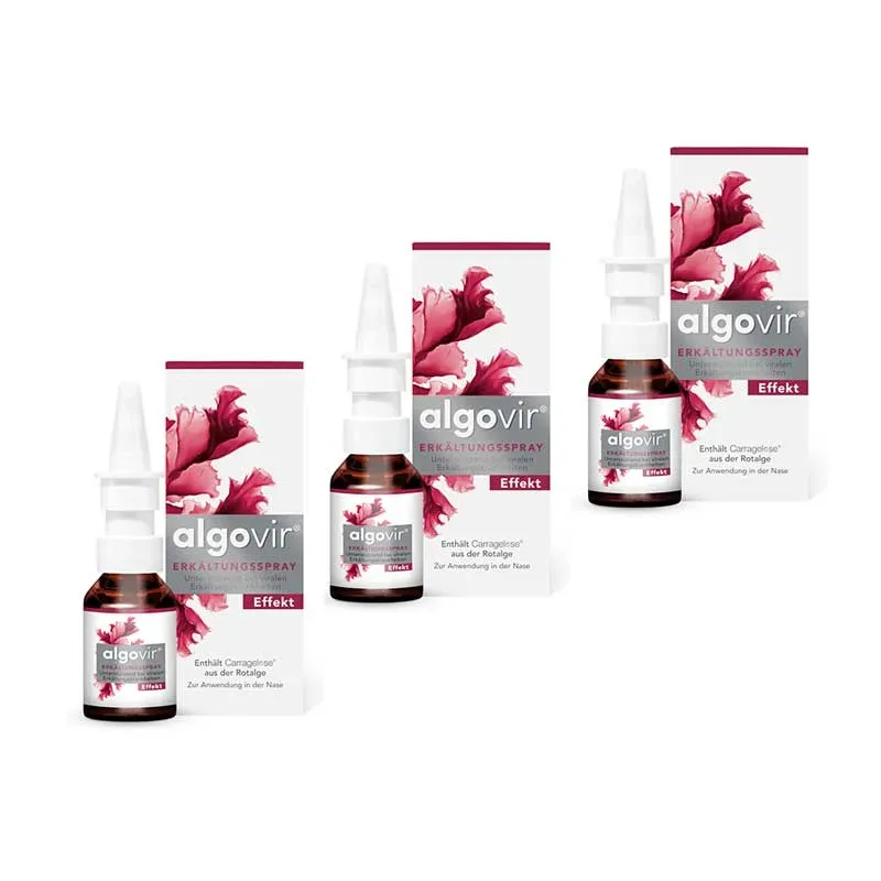 algovir ERKÄLTUNGSSPRAY Effekt 3er Set 3X20 ml Spray