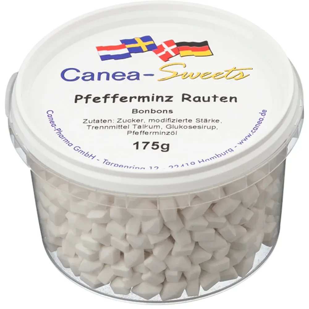 CANEA-SWEETS Pfefferminz Rauten Bonbons 175 g Bonbons