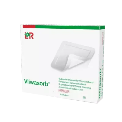 VLIWASORB superabsorb.Saugkomp.10x20 cm steril 10 St Verband