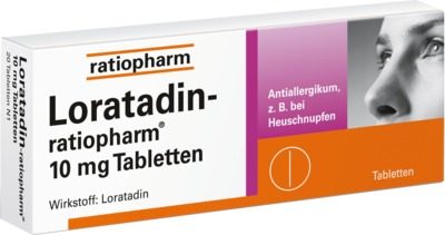 Loratadin ratiopharm 10mg  100 St Tabletten