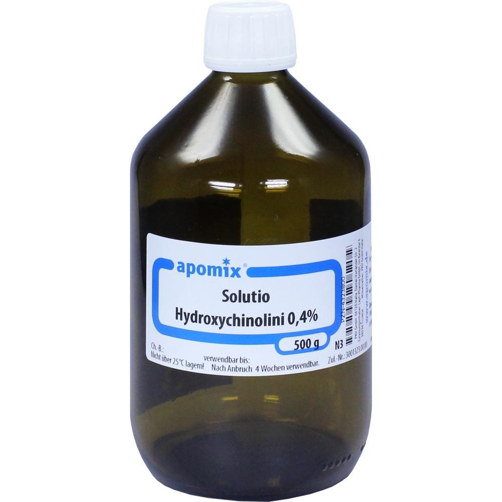 SOLUTIO HYDROXYCHIN. 0,4% 500 ml Lösung
