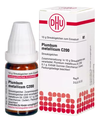 PLUMBUM METALLICUM C 200 Globuli 10 g Globuli