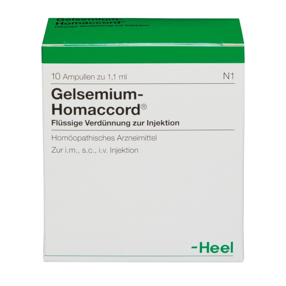 GELSEMIUM HOMACCORD Ampullen 10 St Ampullen