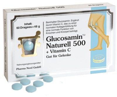 GLUCOSAMIN NATURELL 500 mg Pharma Nord Dragees 60 St Dragees
