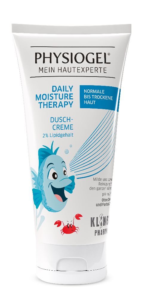 PHYSIOGEL DAILY MOISTURE THERAPY Kids Duschcreme: milde Reinigung für normale bis trockene Haut 150 ml Creme