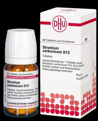 STRONTIUM CARBONICUM D 12 Tabletten 80 St Tabletten