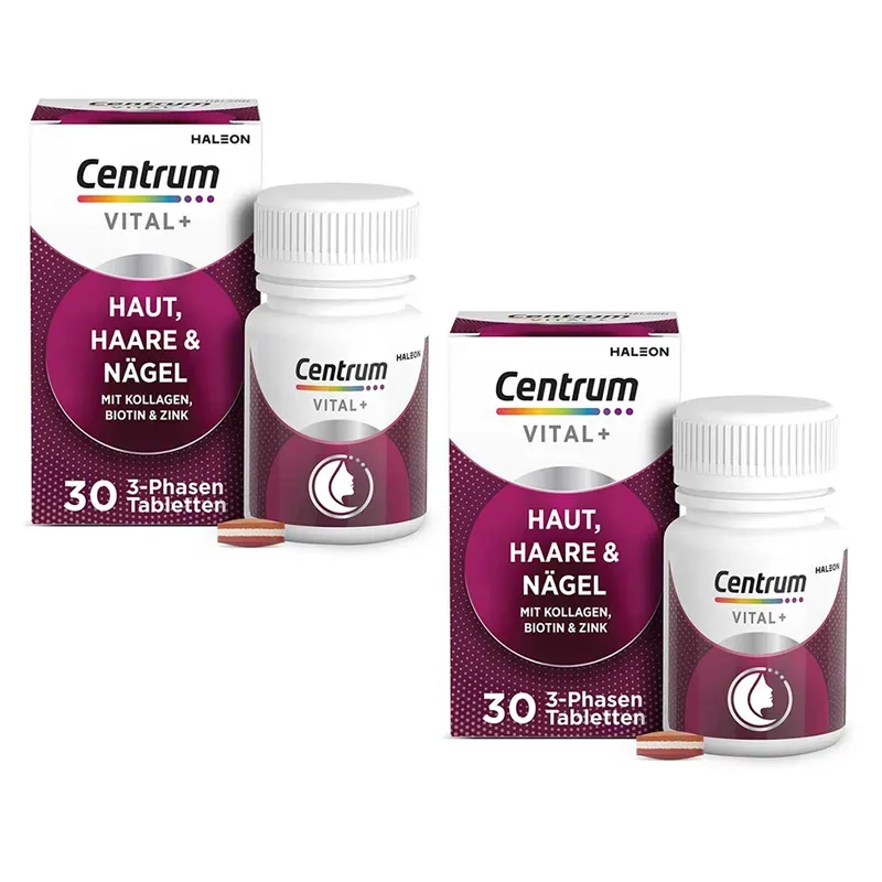 Centrum VITAL + HAUT, HAARE & NÄGEL Doppelpack 2X30 St Tabletten