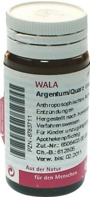 WALA Argentum/Quarz Globuli 20 g Globuli