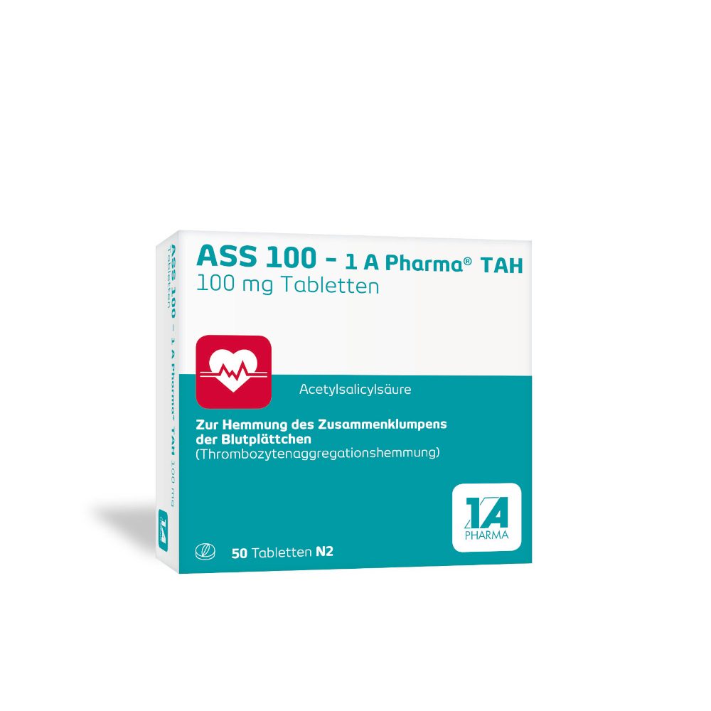 ASS 100-1 A Pharma TAH 50 St Tabletten