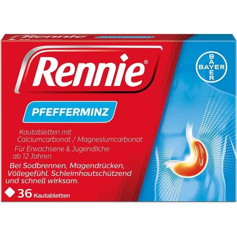 Rennie 36 St Kautabletten