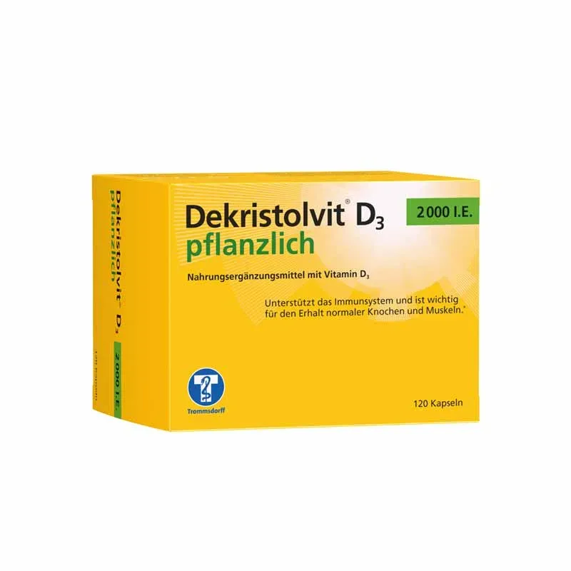 Dekristolvit D3 2000.I.E. pflanzlich 120 St Kapseln