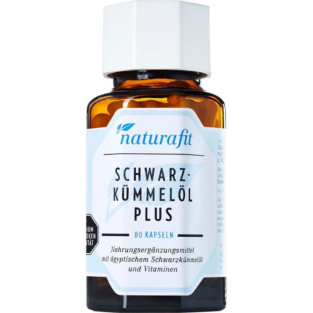NATURAFIT Schwarzkümmel Öl Plus Kapseln 80 St Kapseln