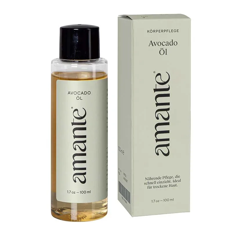 Avocado Öl 100% Rein Hautpflegeöl Amante  100 ml Öl