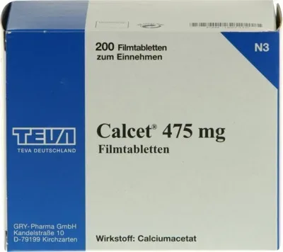 CALCET 475 mg Filmtabletten 200 St Filmtabletten