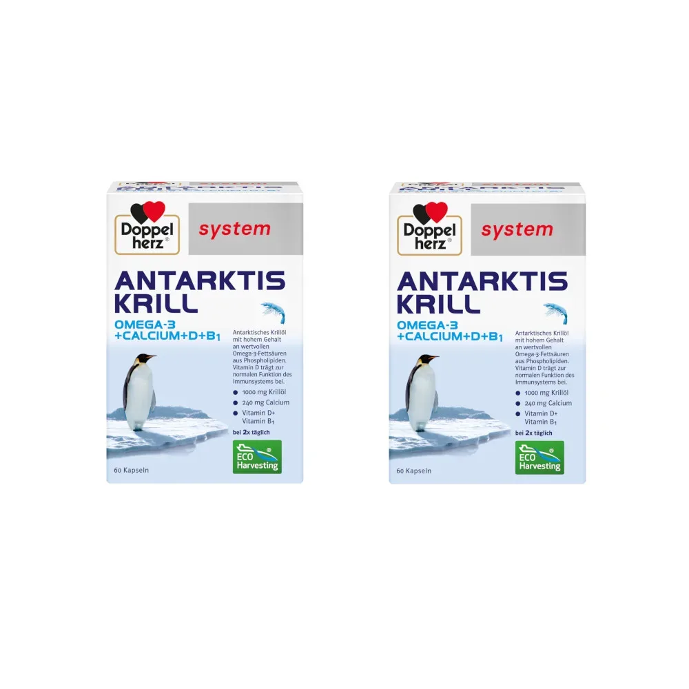 Doppelherz system Antarktis Krill Doppelpack 2X60 St Kapseln