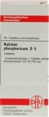 NATRIUM PHOSPHORICUM D 6 Tabletten 80 St Tabletten