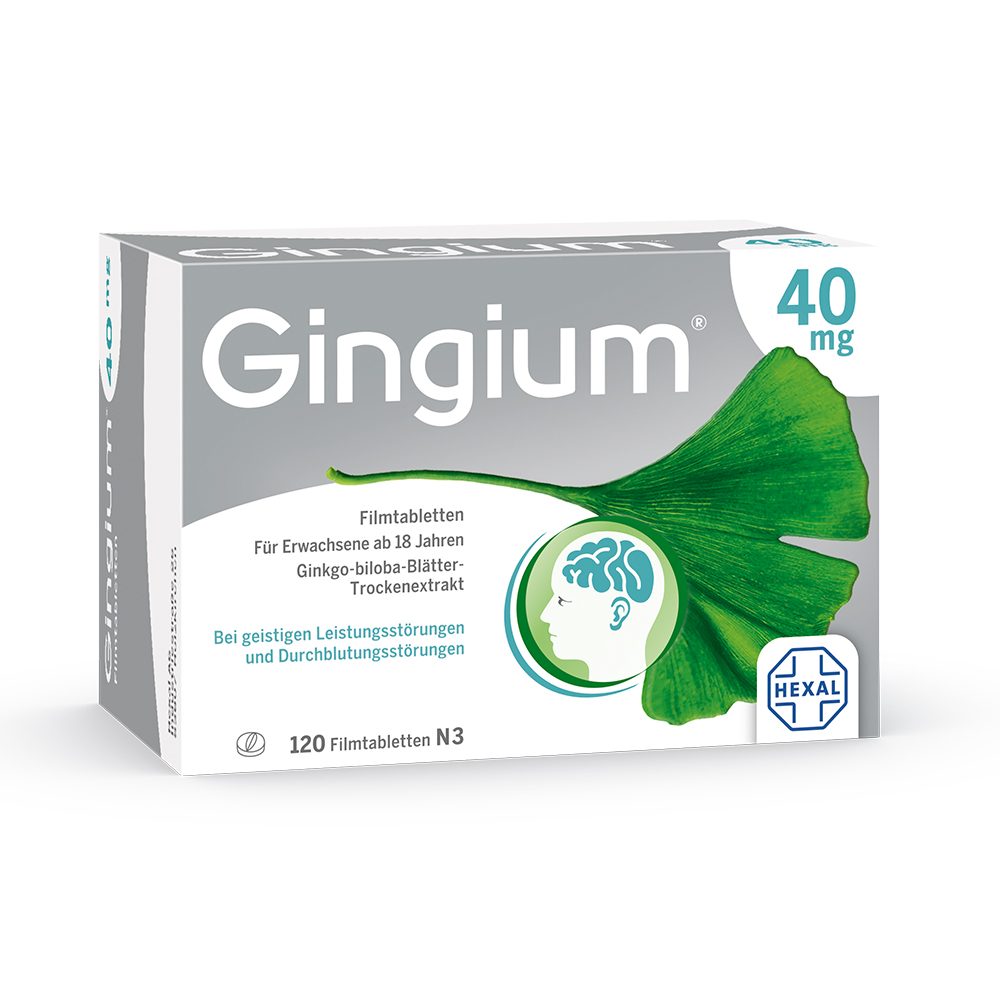 Gingium 40mg 120 St Filmtabletten