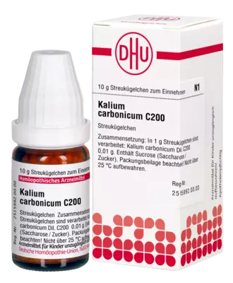 KALIUM CARBONICUM C 200 Globuli 10 g Globuli