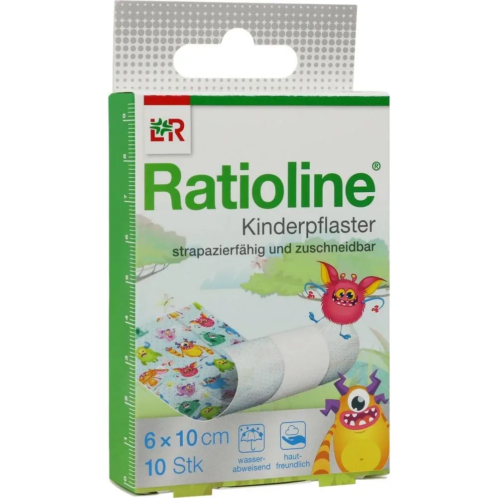 Ratioline Kinderpflaster 6 x 10 cm 10 St Pflaster