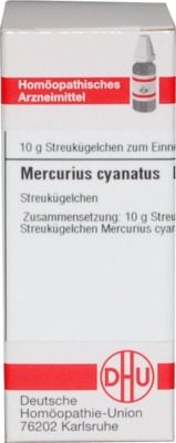 MERCURIUS CYANATUS D 6 Globuli 10 g Globuli