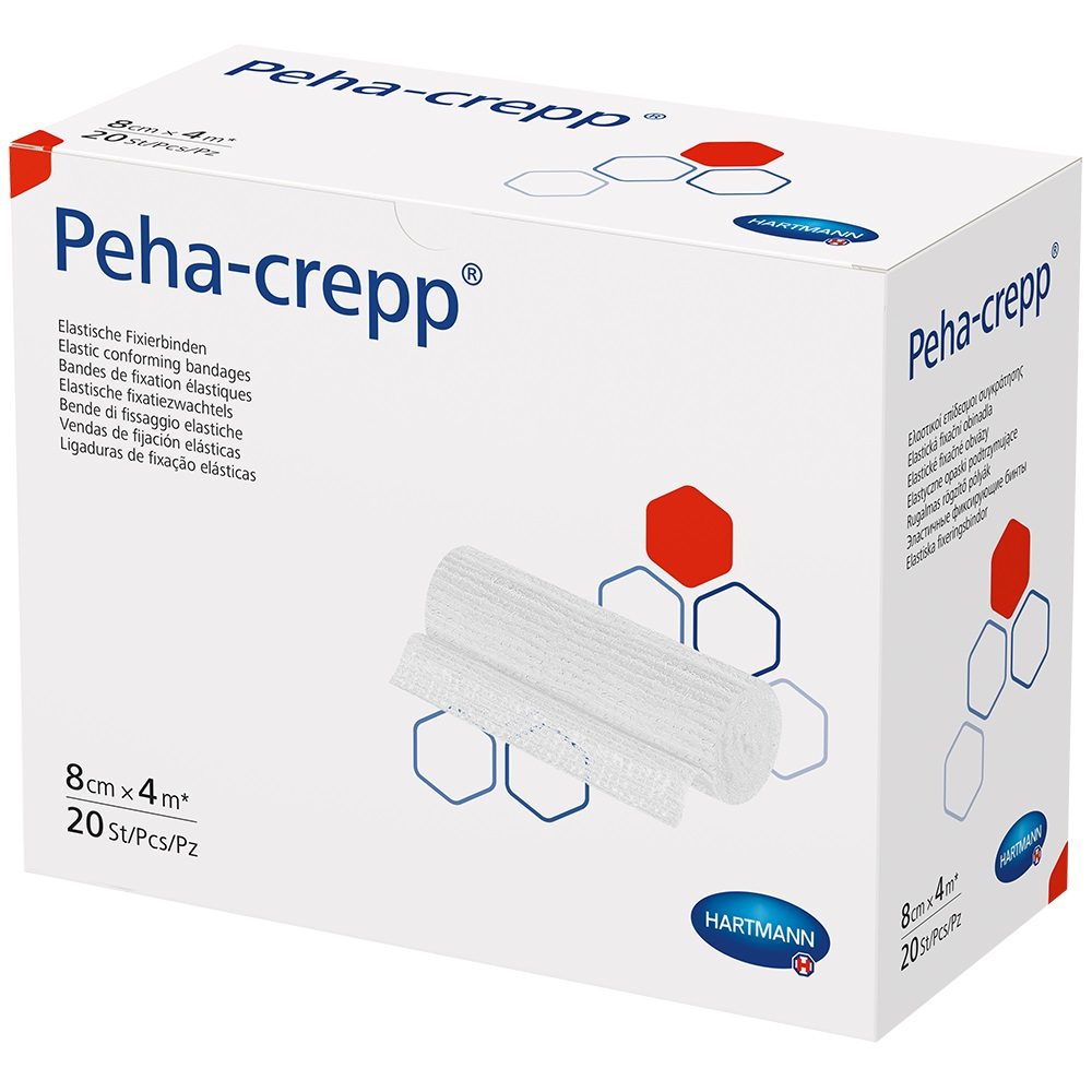 PEHA CREPP Fixierbinde 8 cmx4 m 20 St Binden