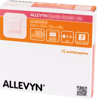 ALLEVYN Gentle Border Lite 5x5 cm Schaumverb. 10 St Verband