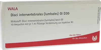 Disci intervertebrales lumbales GL D30 10X1 ml Ampullen