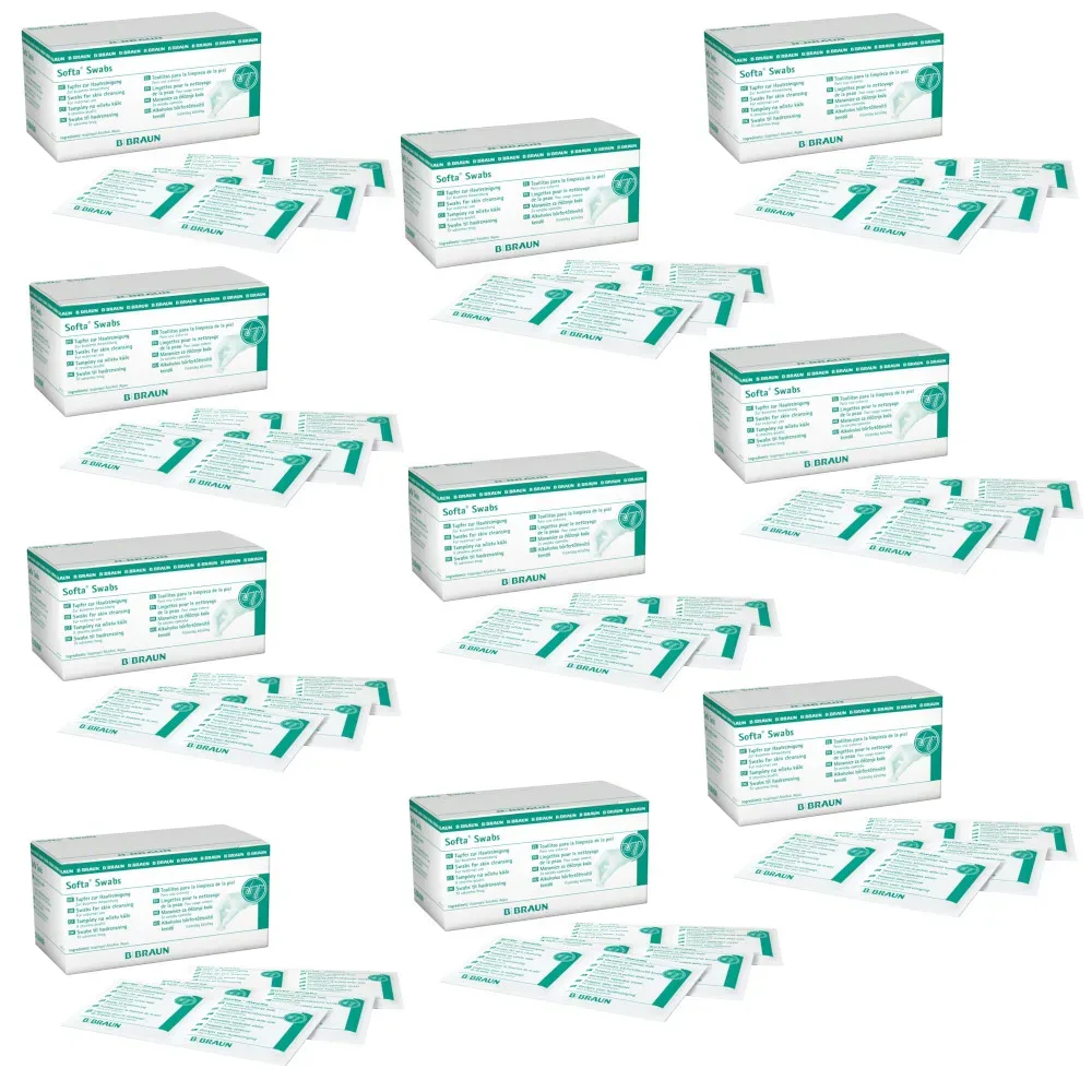 Softa Swabs Alkoholtupfer 10er Set 10X100 St Tupfer