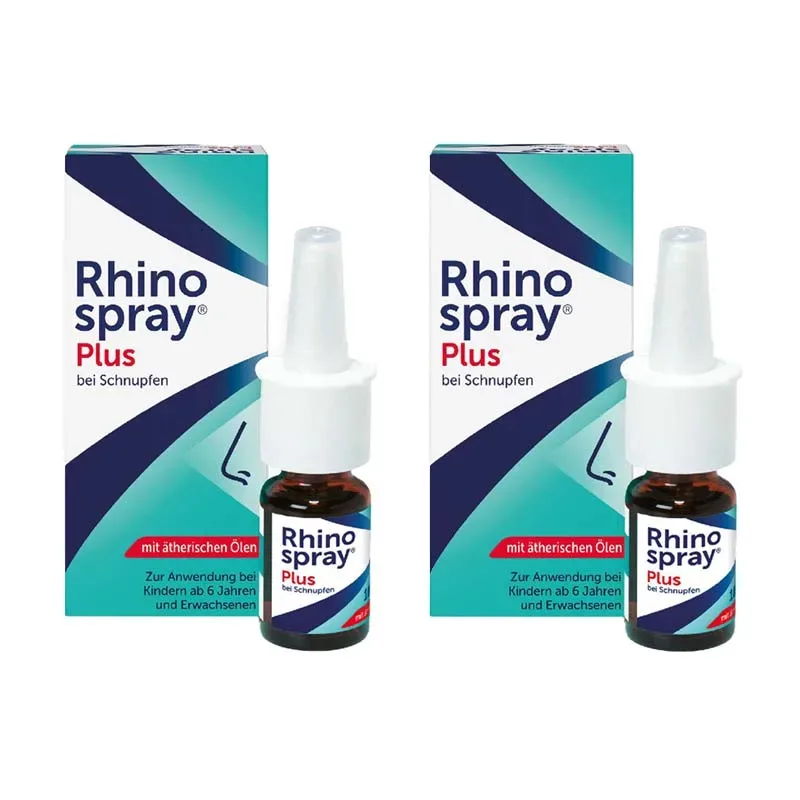 Rhinospray Plus bei Schnupfen Nasenspray Doppelpack 2X10 ml Dosierspray