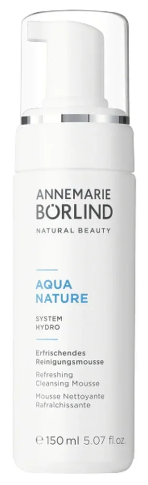 ANNEMARIE BÖRLIND AQUA NATURE Erfrischendes Reinigungsmousse 150 ml Schaum